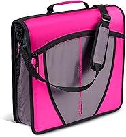 Vista 23 de Case-it Mighty Zip Tab - Carpeta escolar con cremallera, junta tórica de 3", capacidad para 600 hojas, carpeta expansible de 5 asignaturas