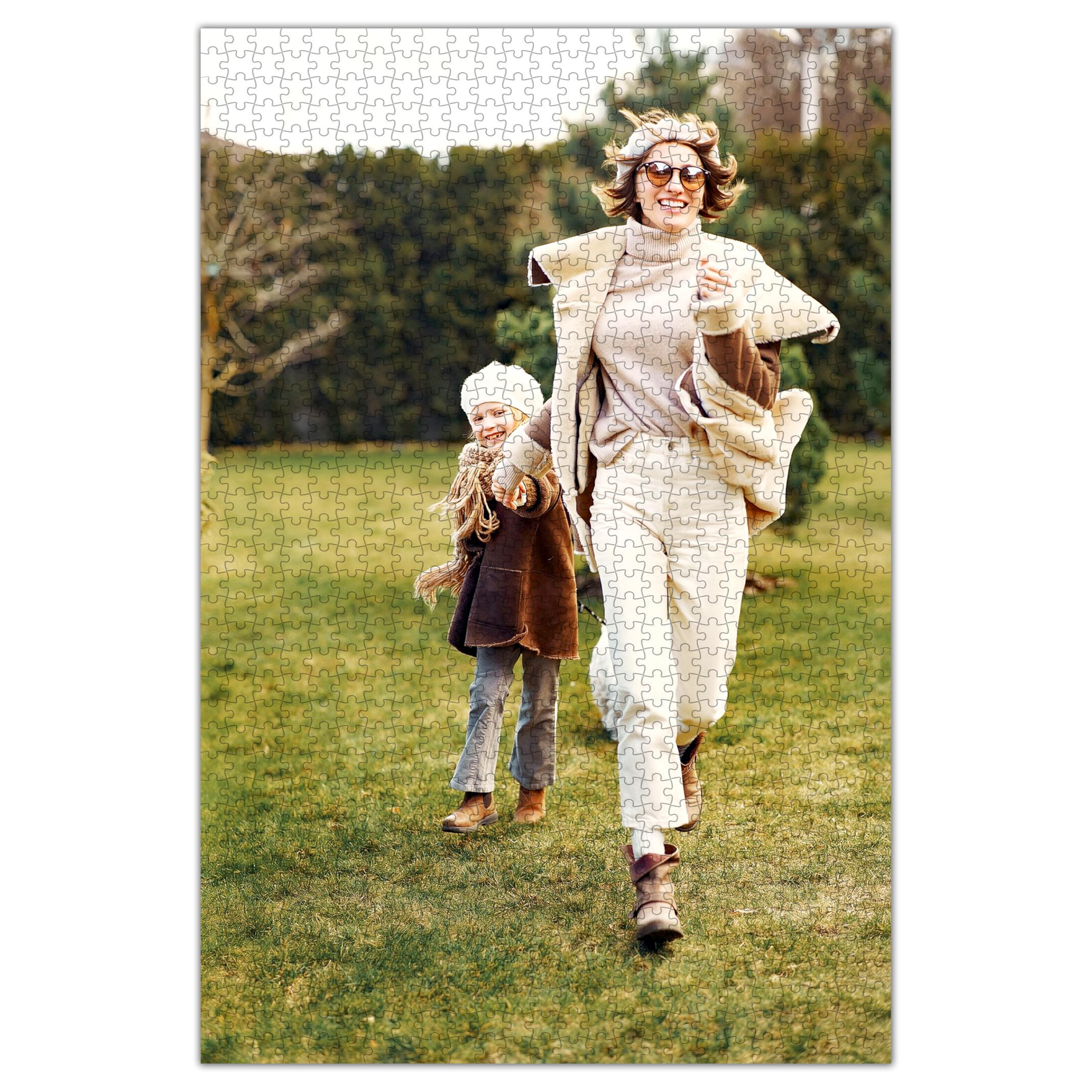 Puzzle personnalisé, puzzles personnalisés à partir de photos 35/120/200/300/500/1000 pièces, puzzle en bois personnalisé cadeau pour famille, mariage, anniversaire, Saint-Valentin, animal domestique