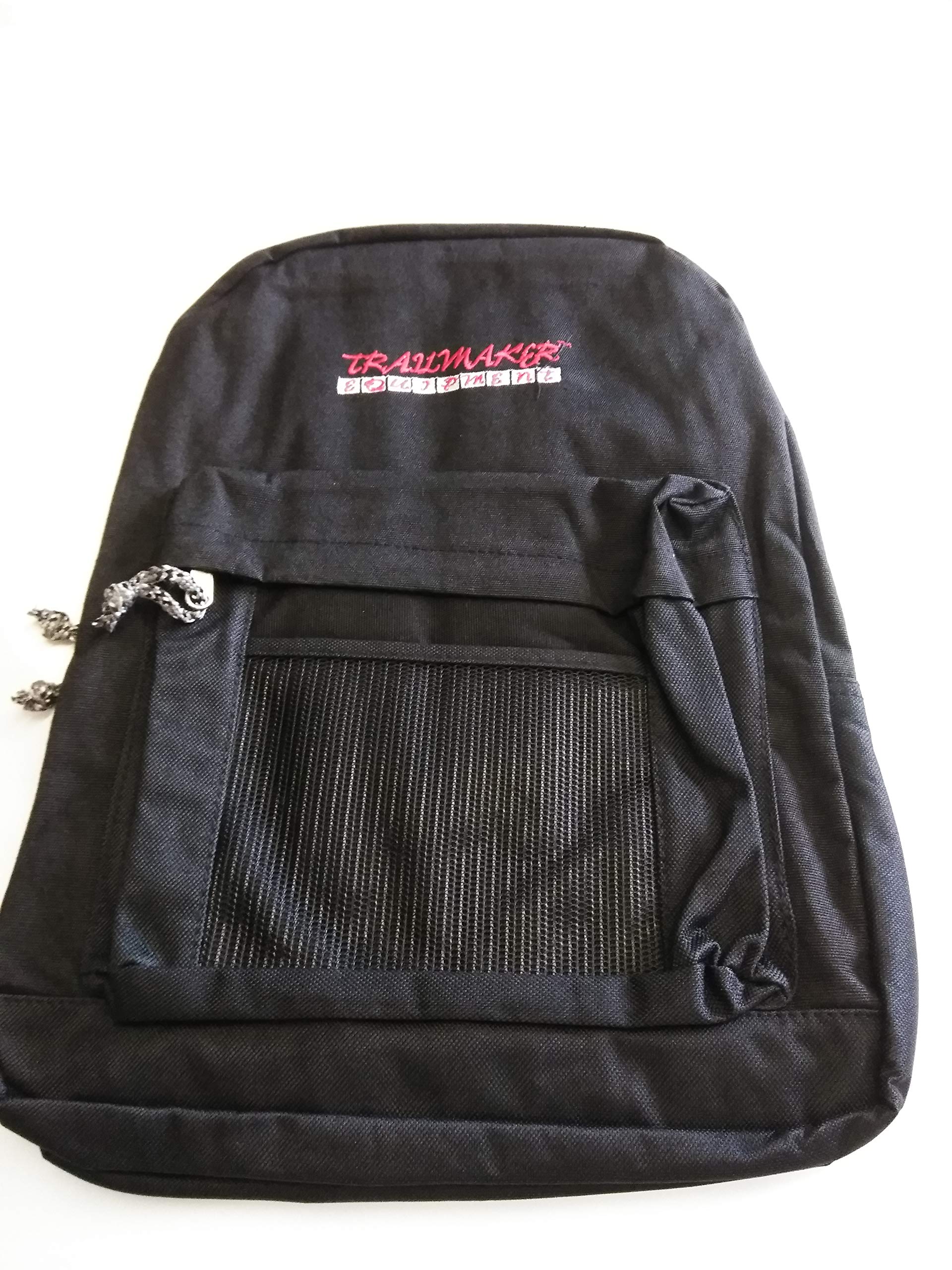 New Trailmaker Sport Equipment Backpack Zipper Pocket Black