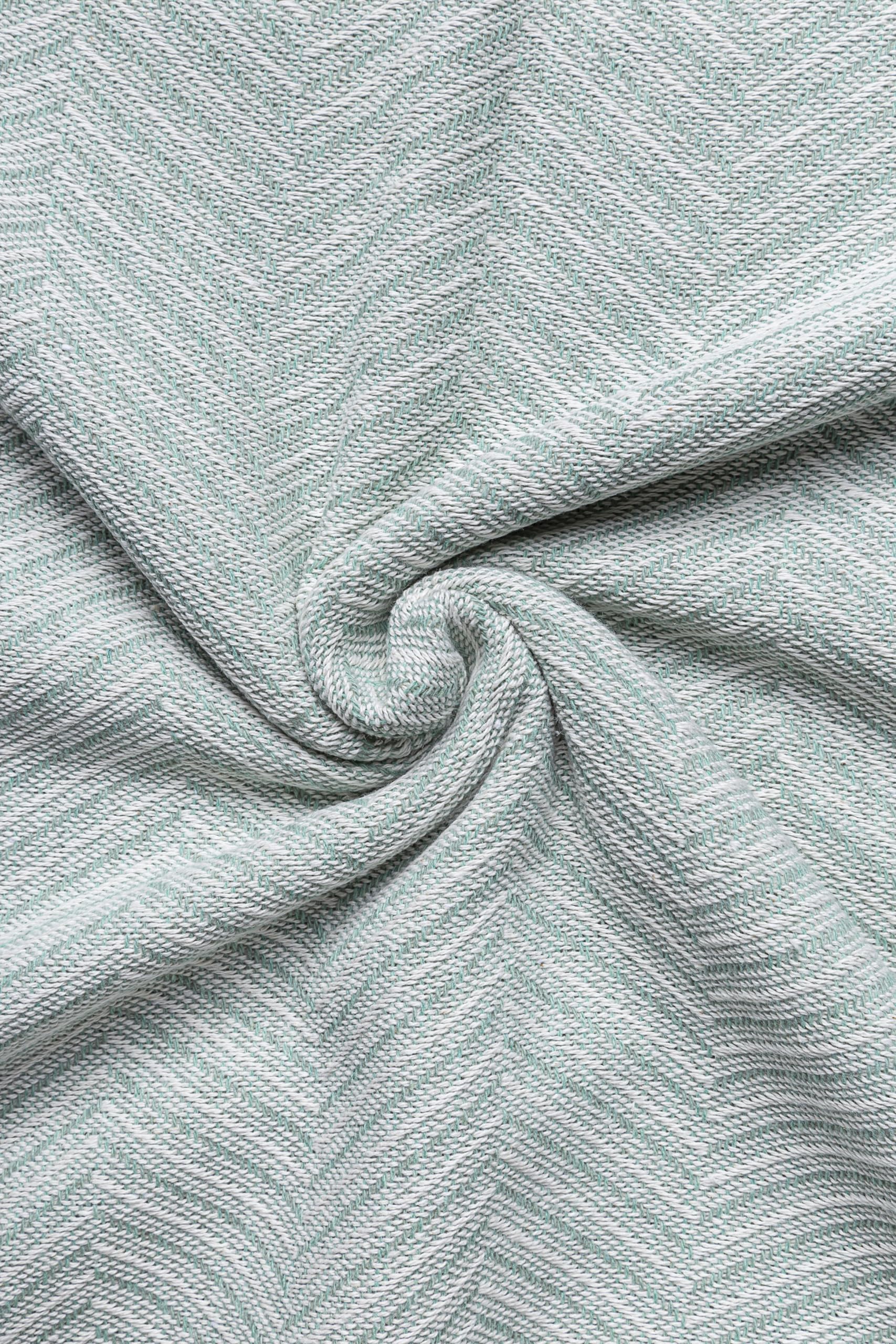 Todocama - Colcha Multiusos Sofa, Manta Foulard, Plaid para Cama, Cubresofa Cubrecama, Jarapas, Fabricado en España, Espiga. (230x260cm, Verde). (Paquete de 2)