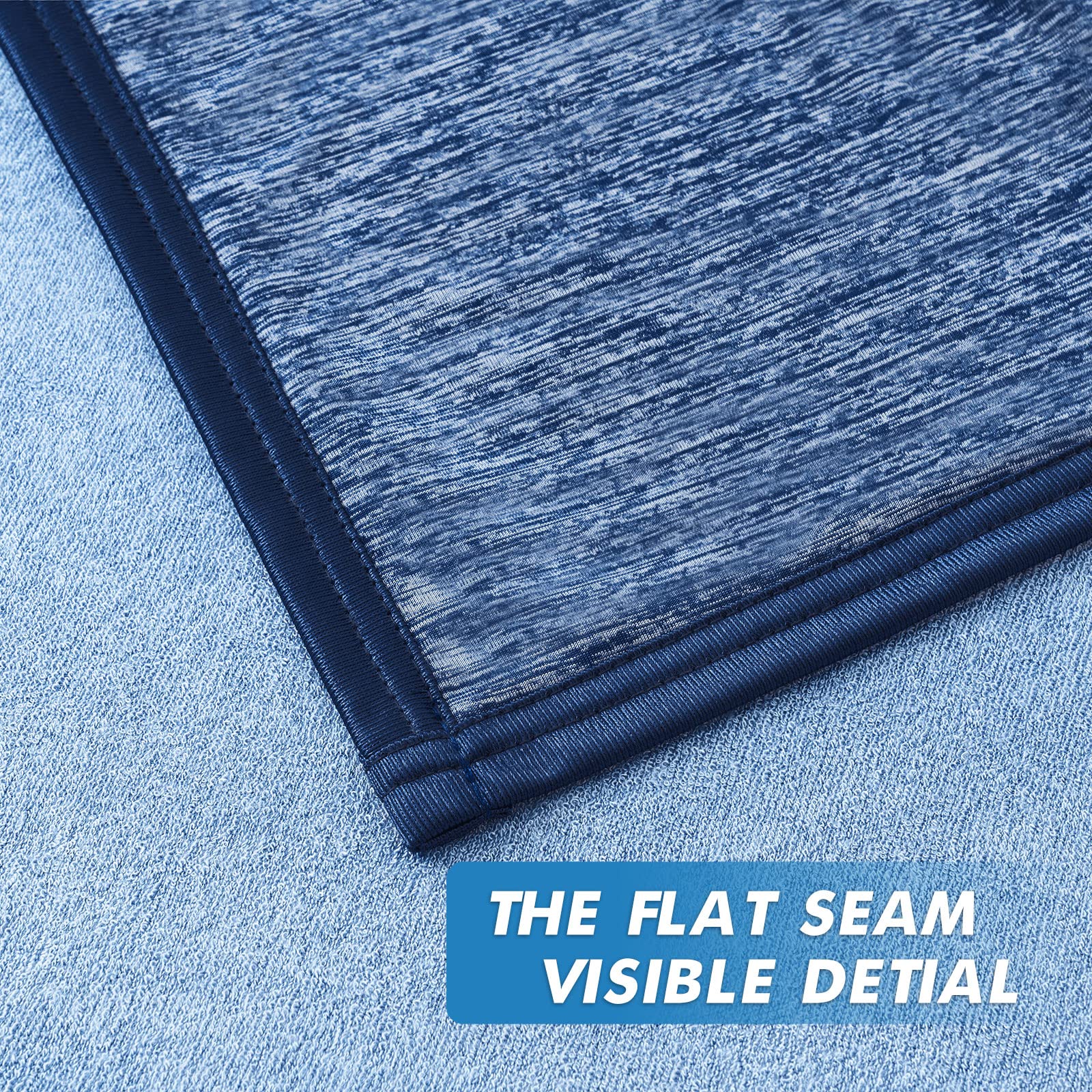 MIULEE Coperta Estiva con Fibra di Raffreddamento Giapponese Arc-Chill Q-Max 0.4 Fresca Morbido Coperta Letto Fresco Entrambi Lati Super Morbido Traspirante 150CMX200CM Blu