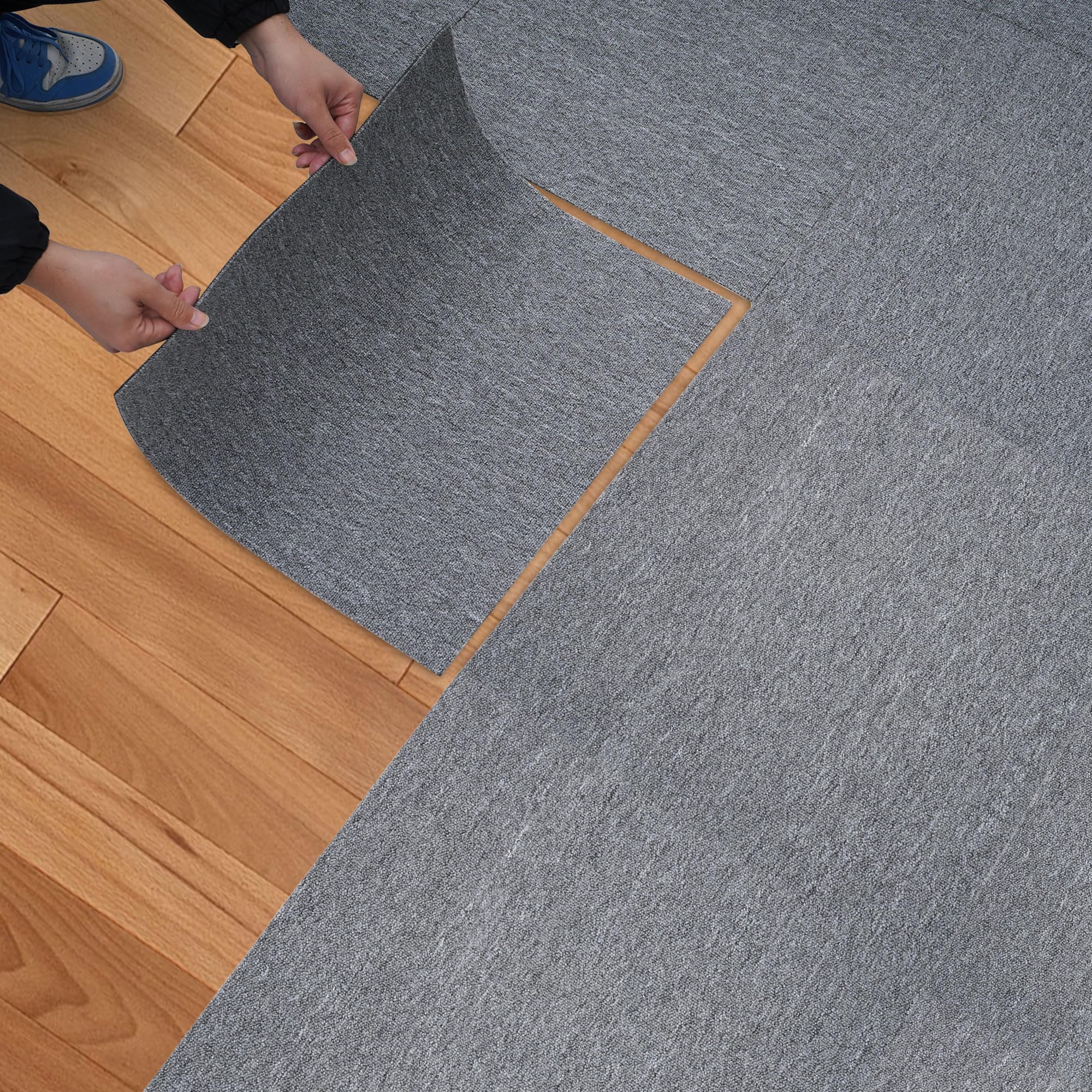 Nisorpa 20Pcs Carpet Floor Tiles 20