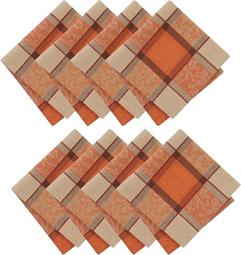 Miniatura 9 de Elrene Home Fashions Mantel jacquard Autumn Harvest de 52 x 70 pulgadas rectangular