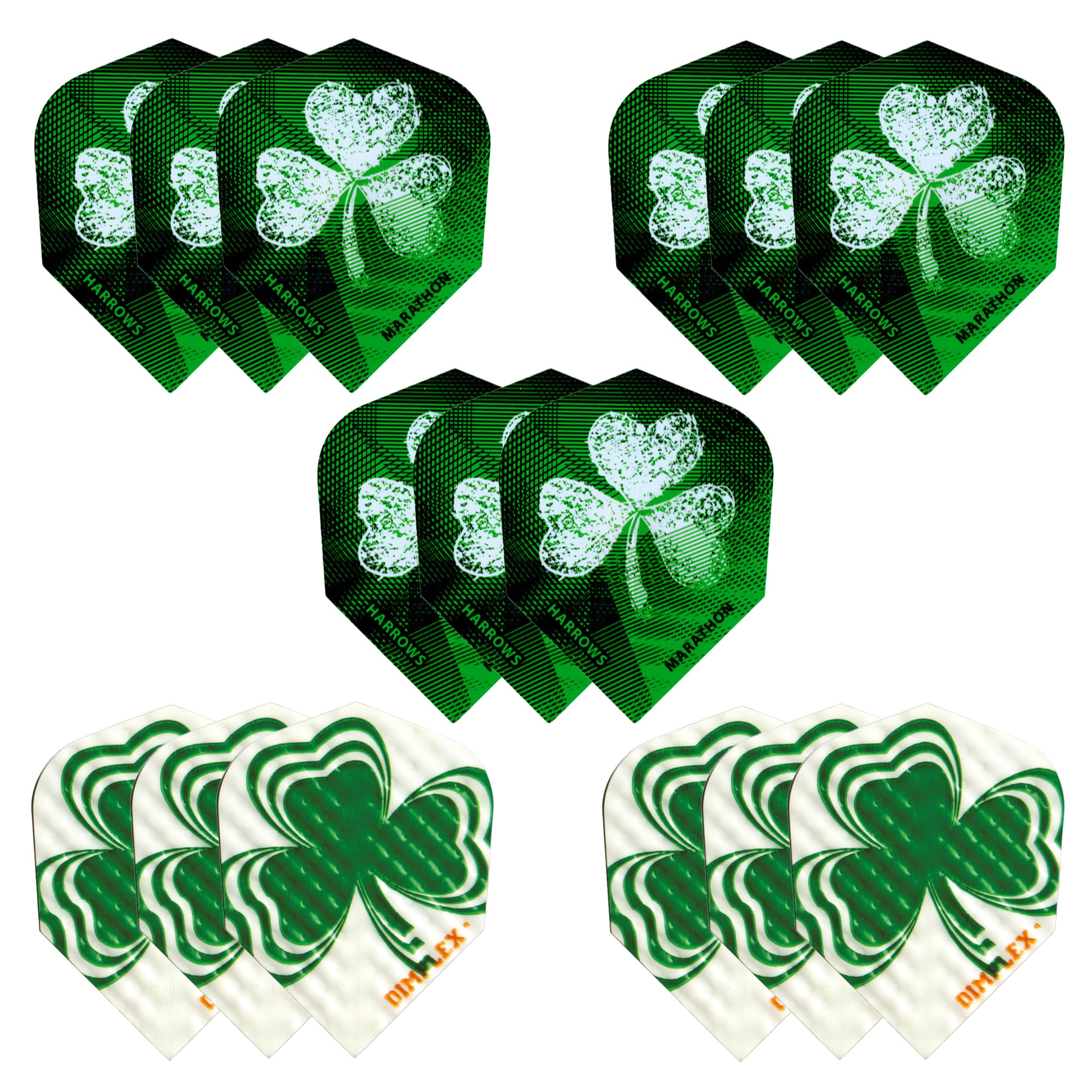 Harrows Darts Flights (15 Flights Total) I 100 Micron Dart Flights I Premium Extra Strong Made in UK I Professional (Ireland) — image 1