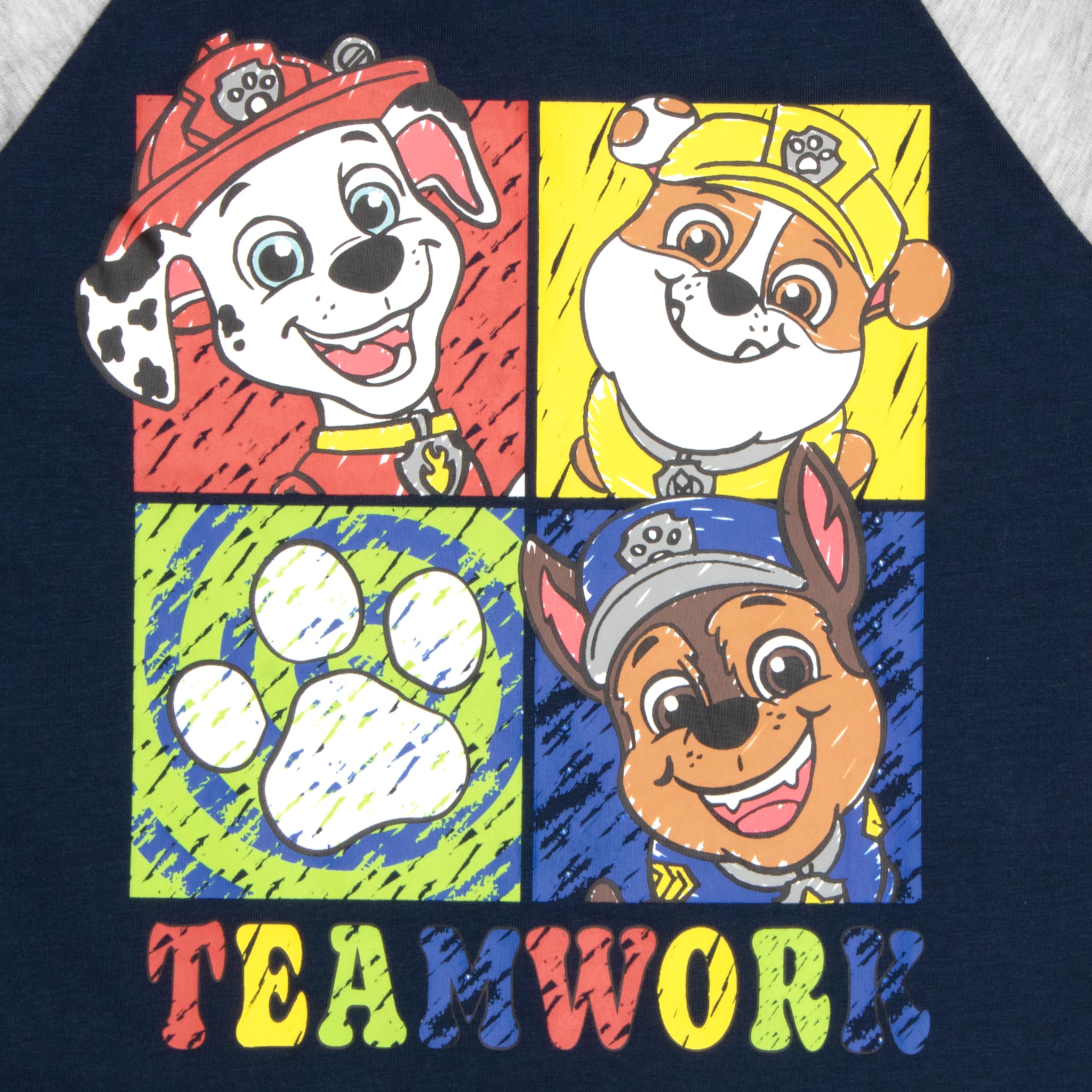 Nickelodeon Paw Patrol - Juego de 3 camisetas de manga larga para niños