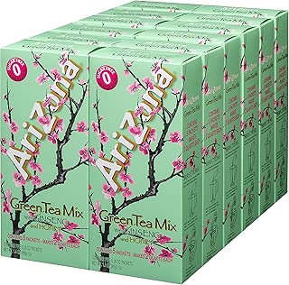 AriZona Sugar Free Green Tea with Ginseng & Honey Iced Tea Mix, 2 QT Packets (Pack of 12), Low Calorie Single Serving Drink Powder Packets, Just Add Water for Deliciously Refreshing Iced Tea Beverage - coolthings.us