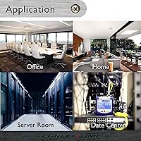 Vista 5 de Conext Link Cable de extensión de teléfono modular RJ11 6P4C Cable de línea de cable de teléfono (7 pies, beige) (33201)