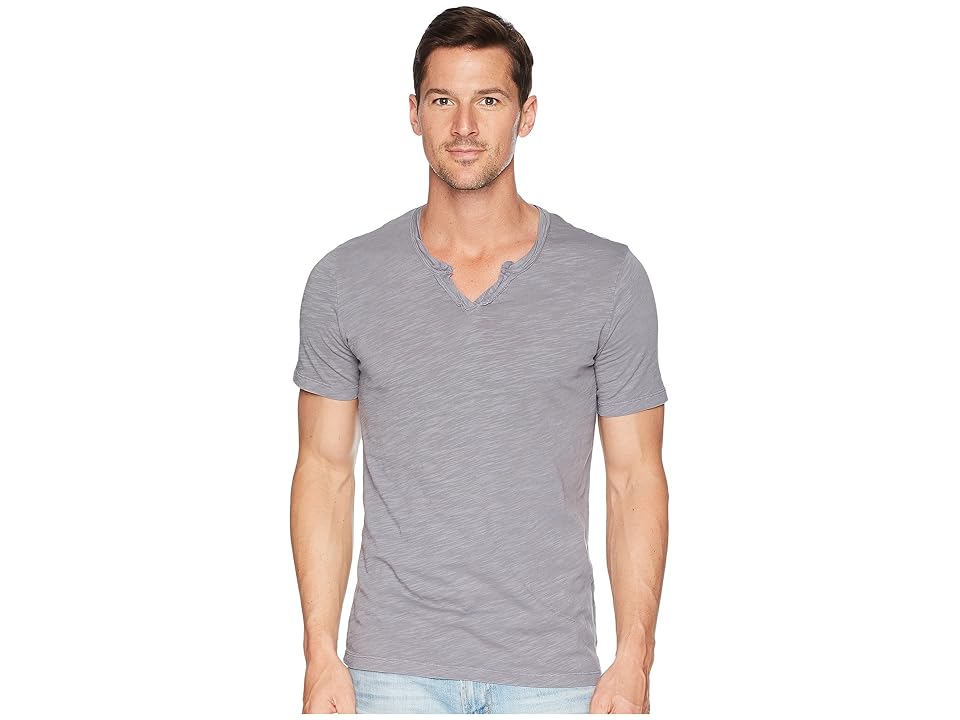 

Mod-o-doc Topanga Short Sleeve Notch V-Neck Tee (Grey Sky) Men's T Shirt, Gray