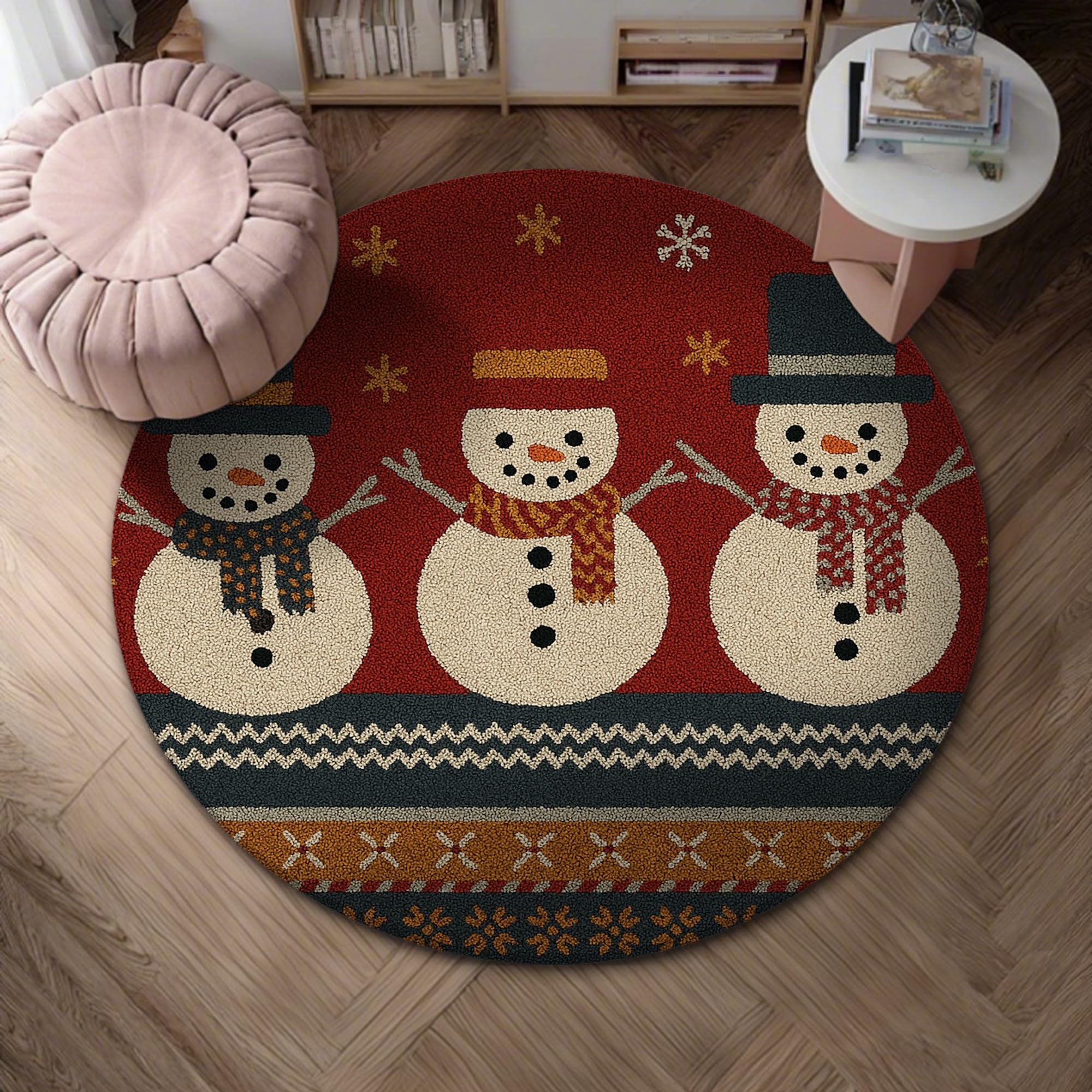 Tapis bonhomme de neige anti-fatigue en mousse pour la buanderie