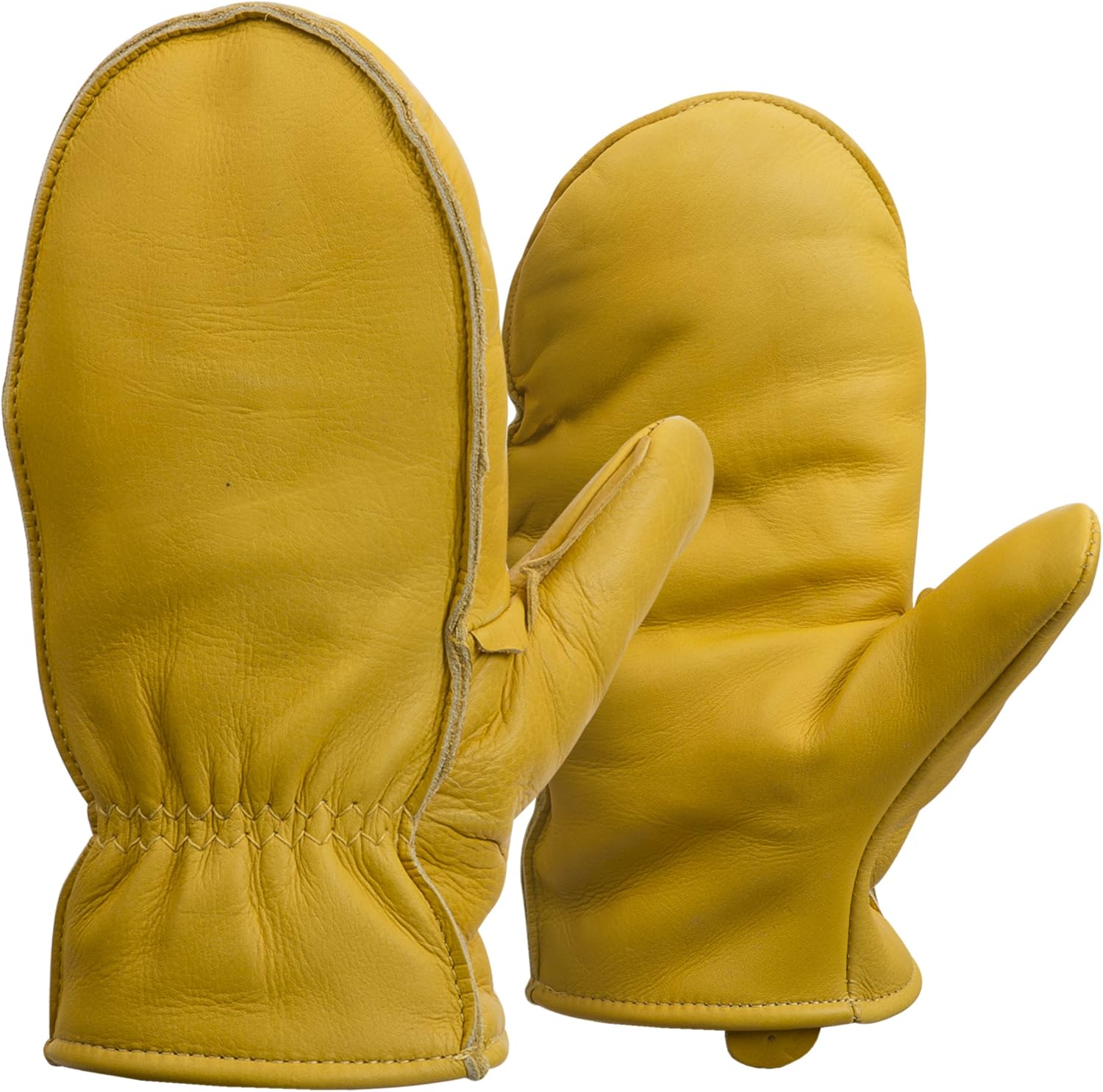 American Made Cowhide Leather Pile Lined Chopper Mitt Gloves , 9200PL, Size: Large