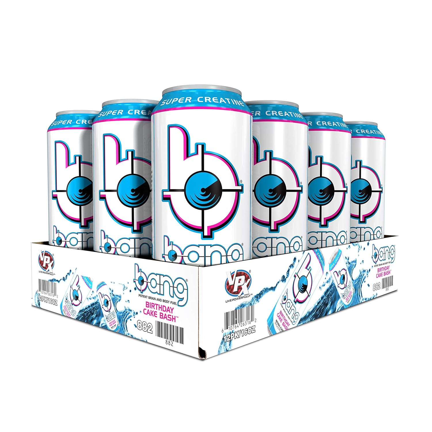 Amazon Com Bang Birthday Cake Energy Drink 0 Calories Sugar Free With Super Creatine 16oz Pack Of 12 Amazon Com Bang Birthday Cake Energy Drink 0 Calories Sugar Free With Super Creatine 16oz Pack Of 12
