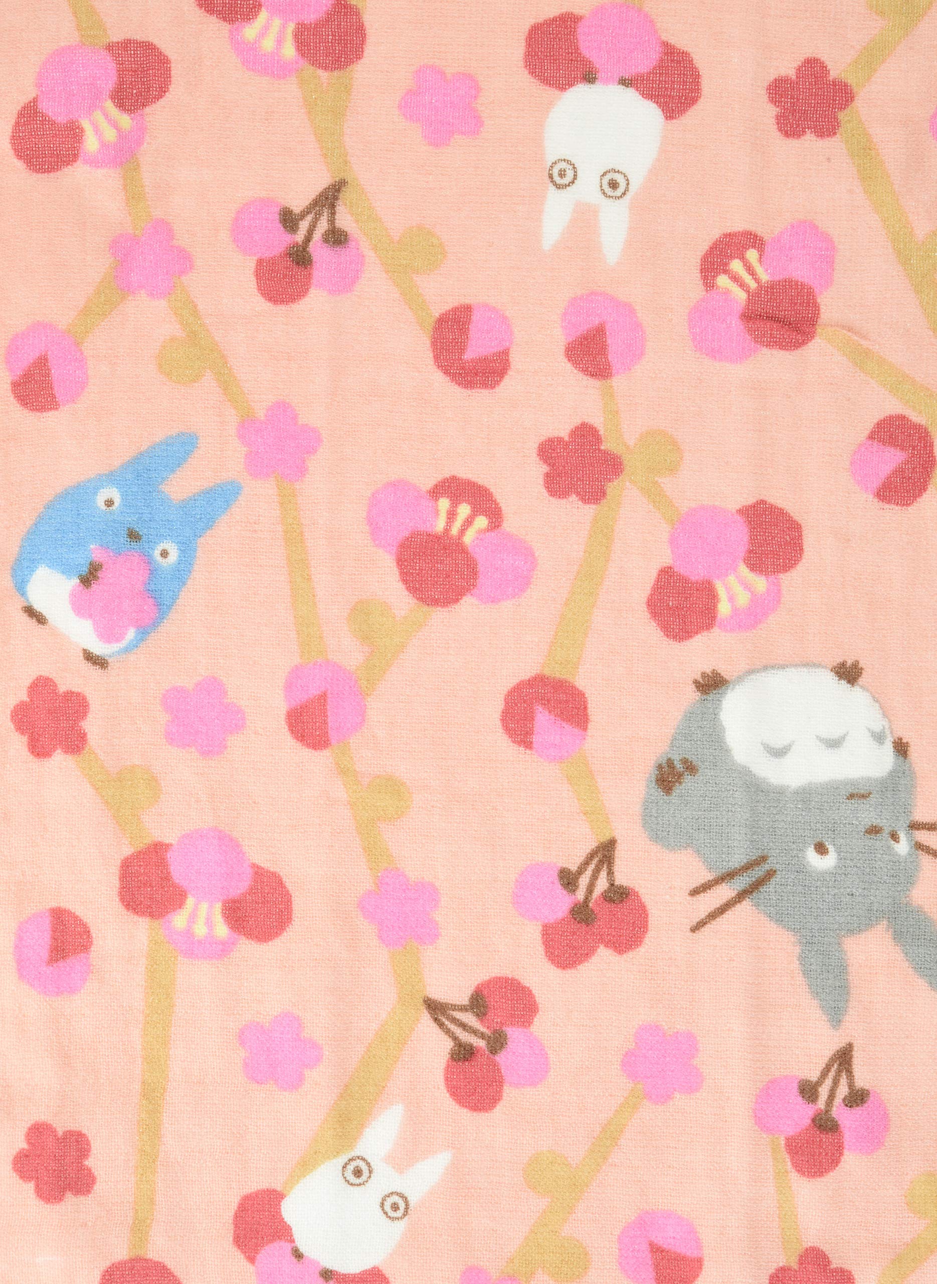Studio Ghibli - My Neighbor Totoro - My Neighbor Totoro Flower (Plum), Marushin Imabari Gauze Series Face Towel