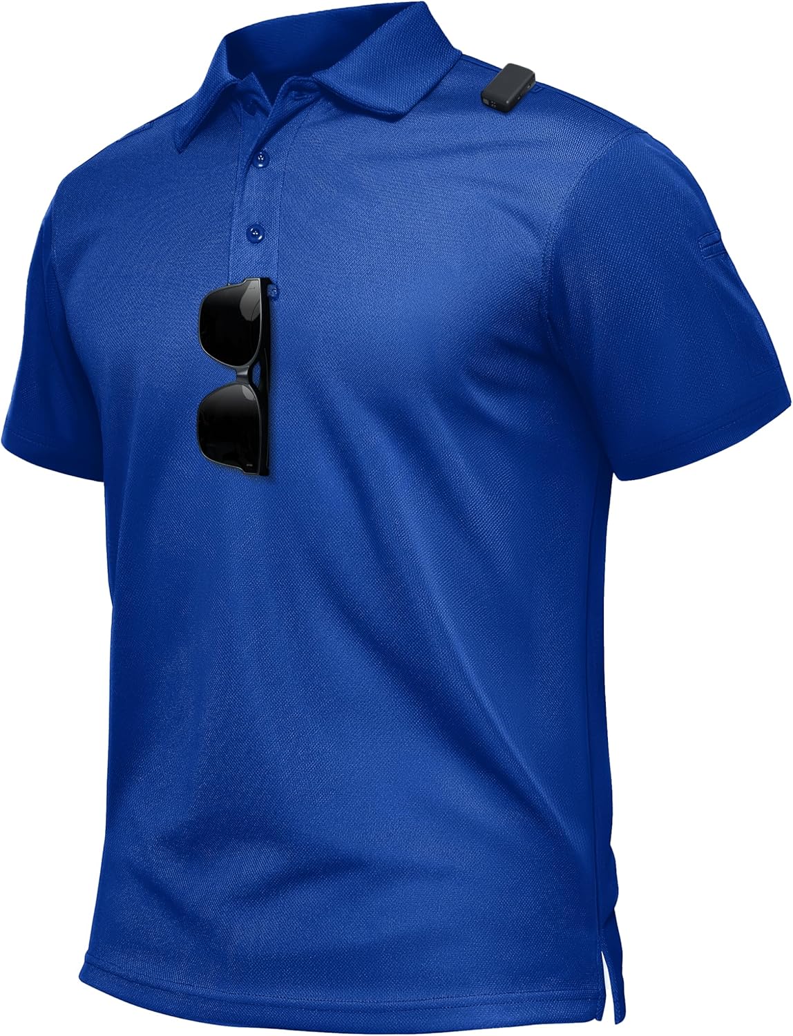 TACVASEN Polo Shirts for Men Dry Fit Short Sleeve Tactical Performance Collared Shirt Light UPF 50+ Work Golf Polos