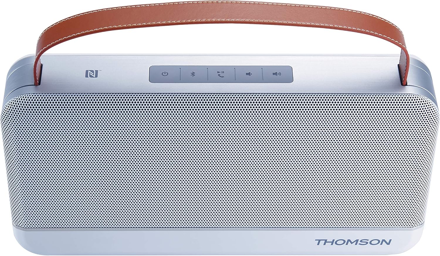 Top view of Thomson WS03 speaker showing control buttons