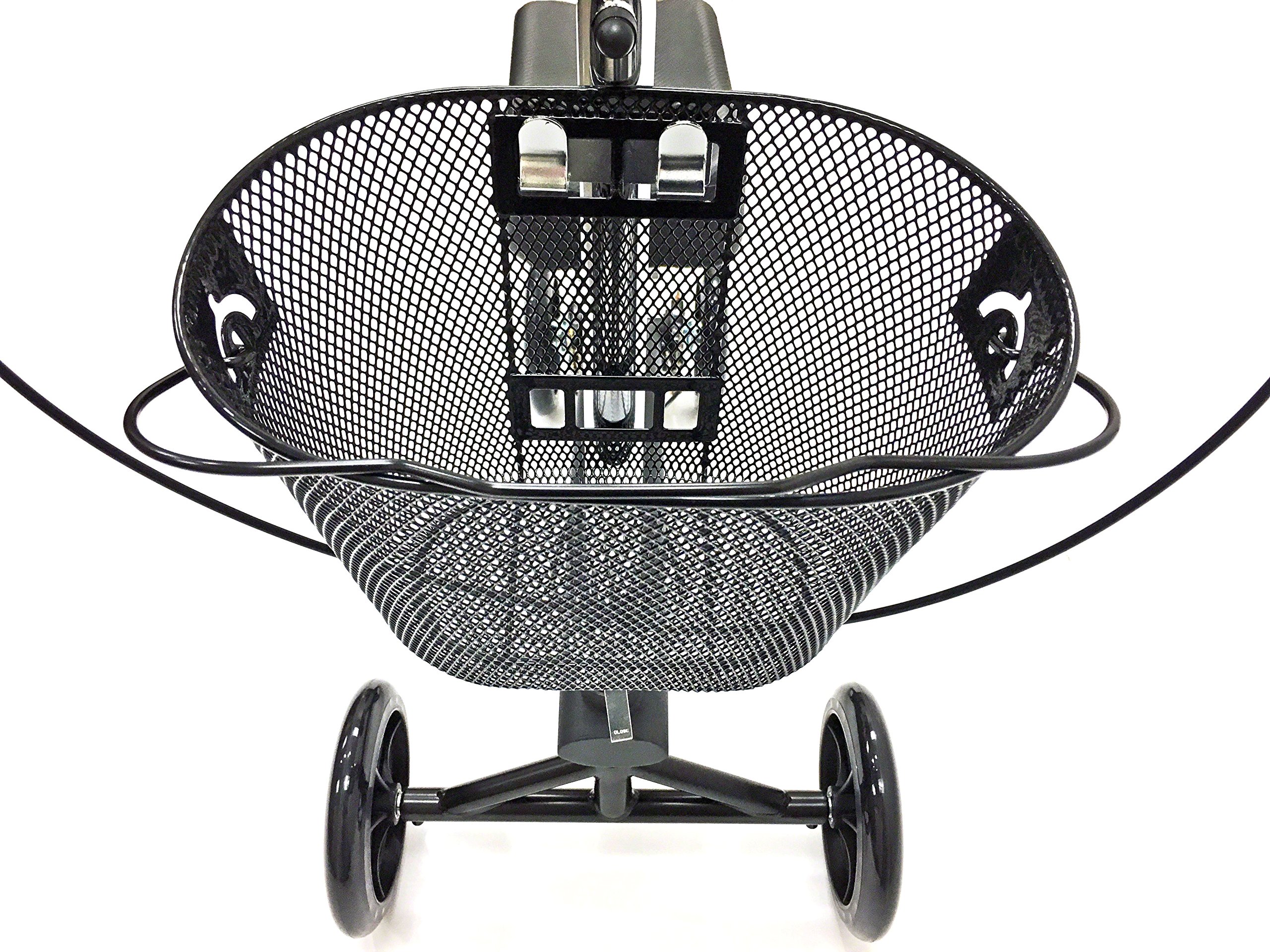 BodyMed Folding Knee Scooter with Dual Braking System and Basket