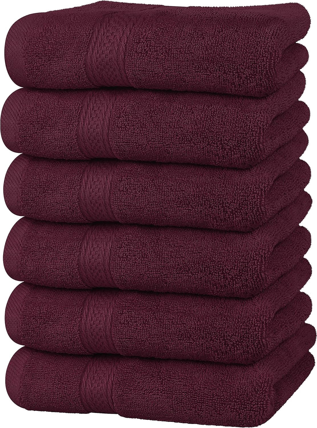Utopia Towels Premium Burgundy Hand Towels 100 Combed Ring Spun