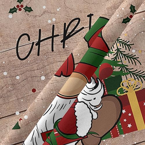 Miniatura 5 de Farmhouse Gnomes Round Tablecloth Waterproof & Stainproof Tablecloths, Wipeable Table Cloth Wrinkle-Free for DiningPartyWedding Christmas Wooden