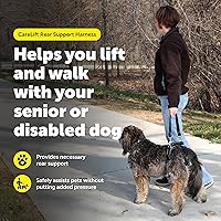Vista 2 de PetSafe CareLift Rear Support Harness - Senior & Disabled Dog Rear Mobility Support - Easy-Fitting, Breathable Belly Straps with Lifting Aid Handle