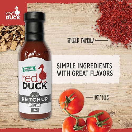 Miniatura 8 de Red Duck Ketchup orgánico original, sin gluten, totalmente natural, 14 onzas