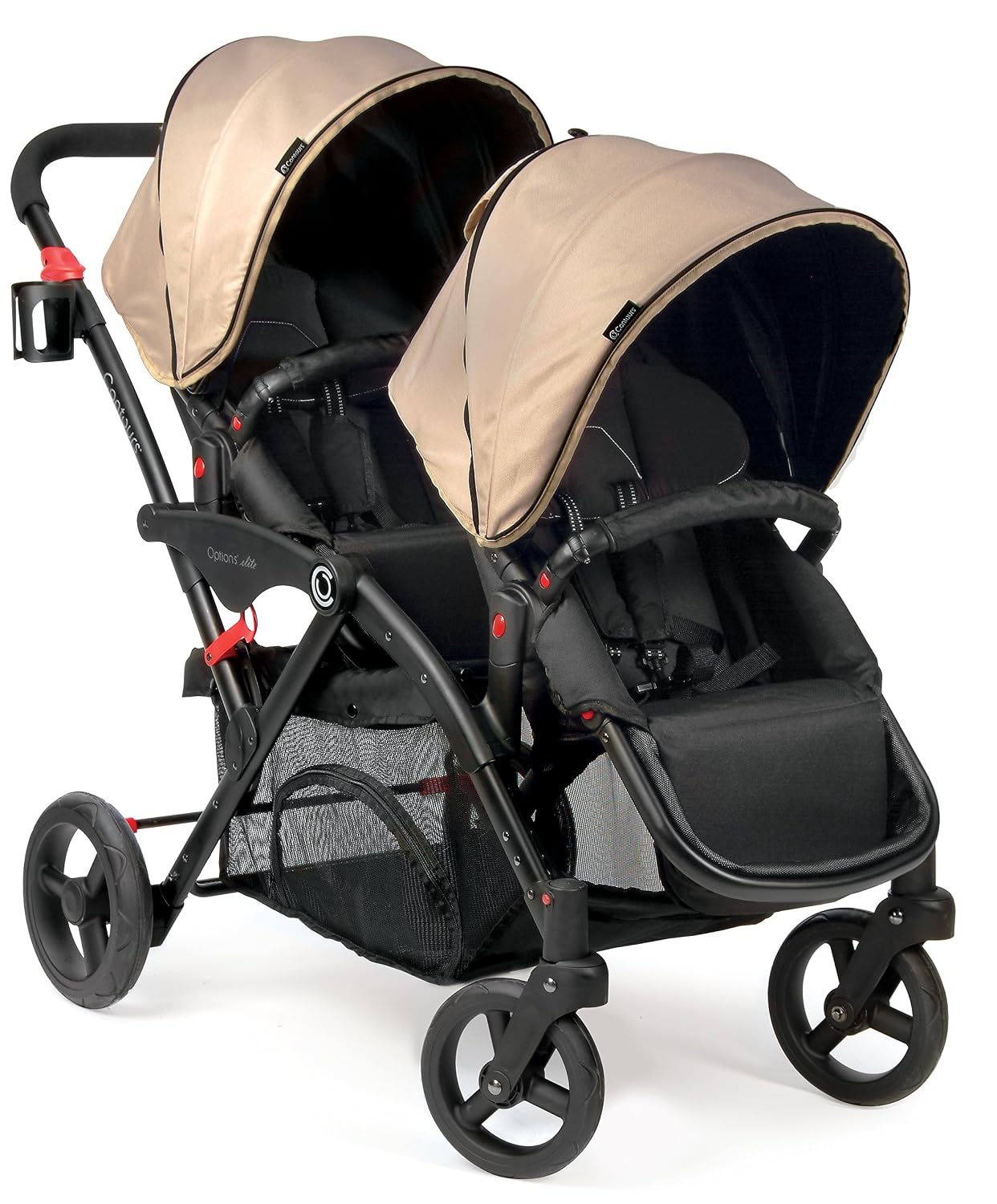 Contours Options Elite Tandem Stroller, Sand