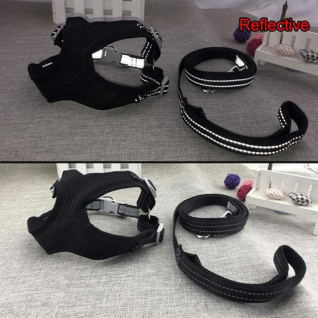 Foto 4 de 7 de Newtensina Arnés de Malla para Perros Arnés para Cachorros Transpirable con Correas Reflectantes de poliéster