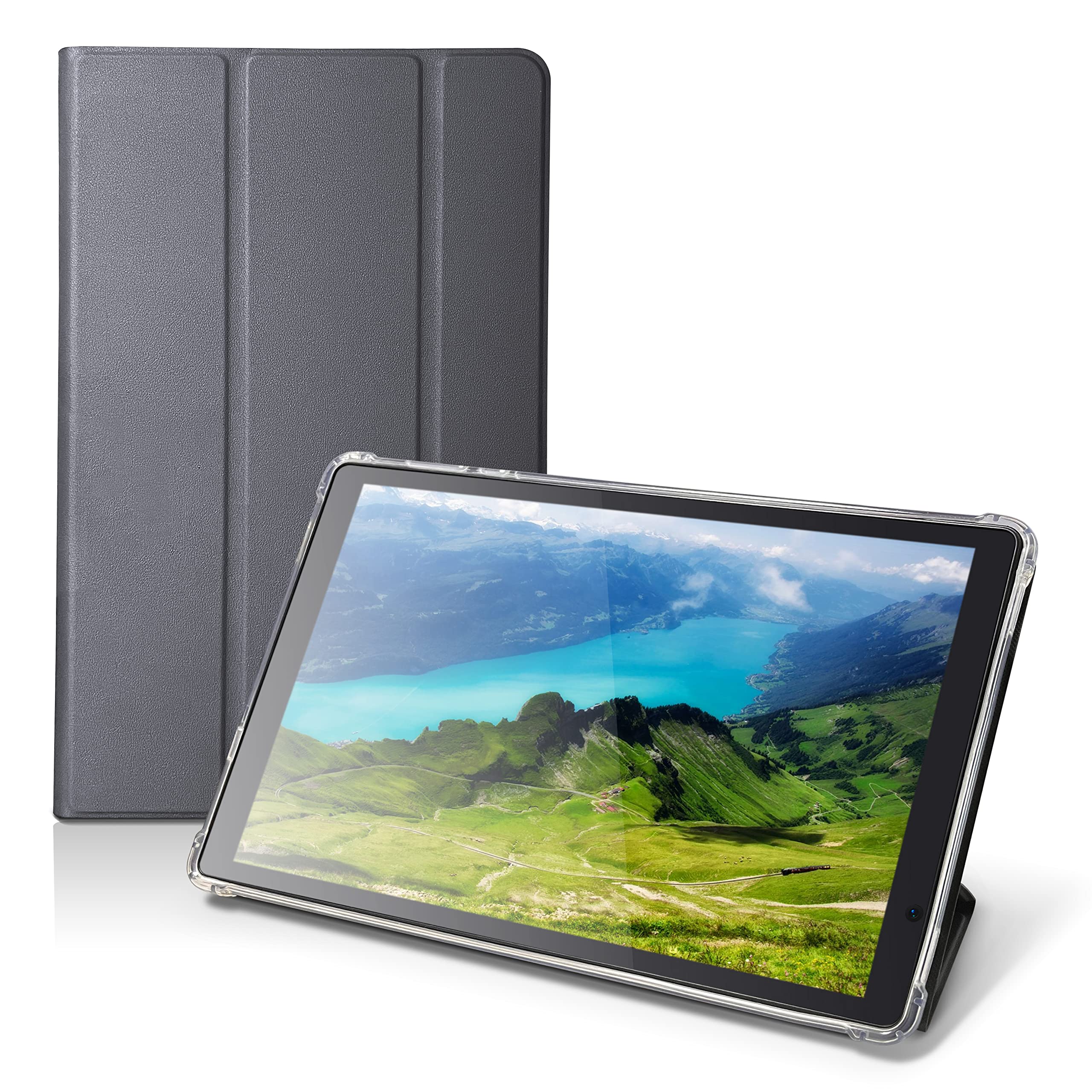 Tibuta2024 Android 13 Tablets, 10 Inch Android Tablets with Protective Case, Quad Core Processor, 5.0MP Front + 8.0MP Rear Camera, 6000mAh Bluetooth IPS Tablets, Wi-Fi Tablet (4GB + 32GB)