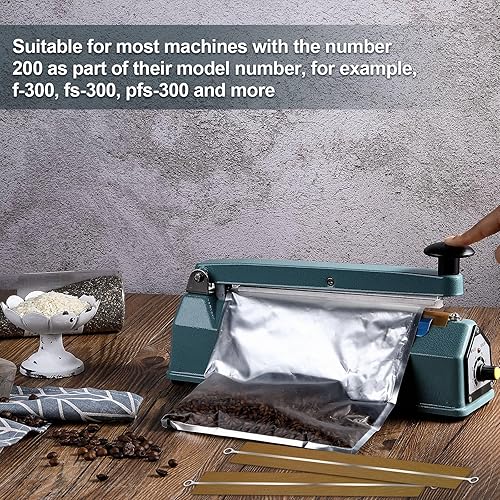 Miniatura 7 de Honoson 10 piezas de repuesto de sellador de impulso de 12 pulgadas, elementos de tira de repuesto para sellador térmico, servicio de elemento