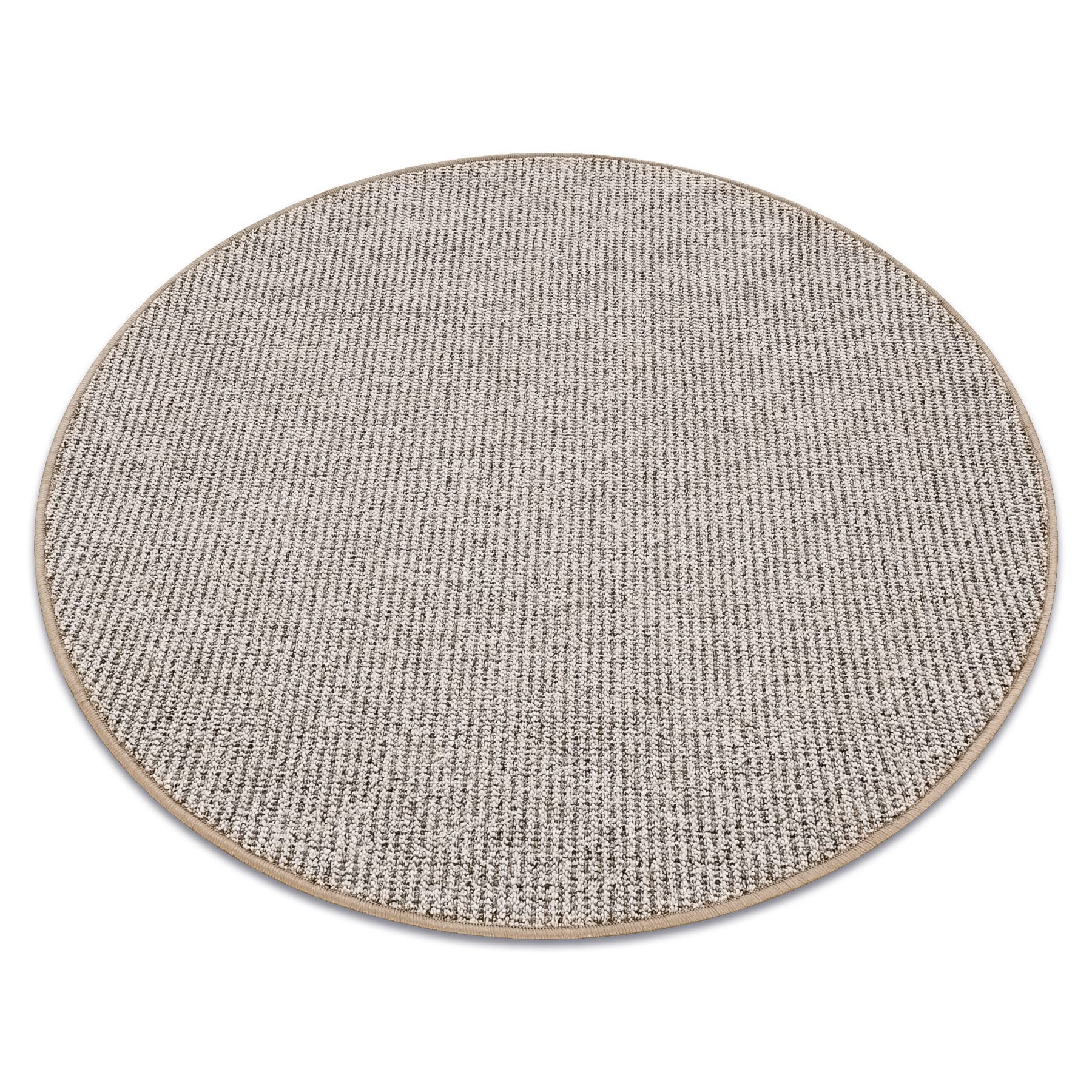 Tapis de salon beige rond 170 cm rugsx Prius grand tapis chambre moderne