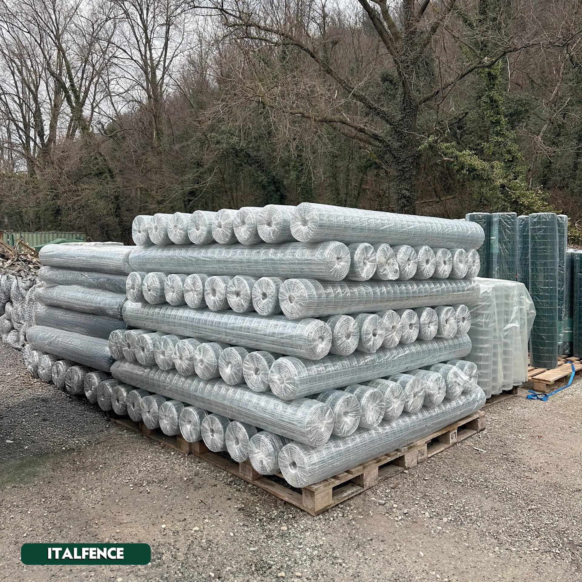 Malla metálica electrosoldada, galvanizada, 25m (Todas las alturas) [Ø1,80mm, 125cm]