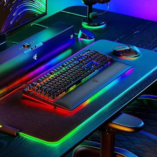 Miniatura 11 de Razer Teclado mecánico BlackWidow V4 Pro para juegos con cableado interruptores naranjas táctiles y silenciosos, teclas ABS de doble enfoque, esfera