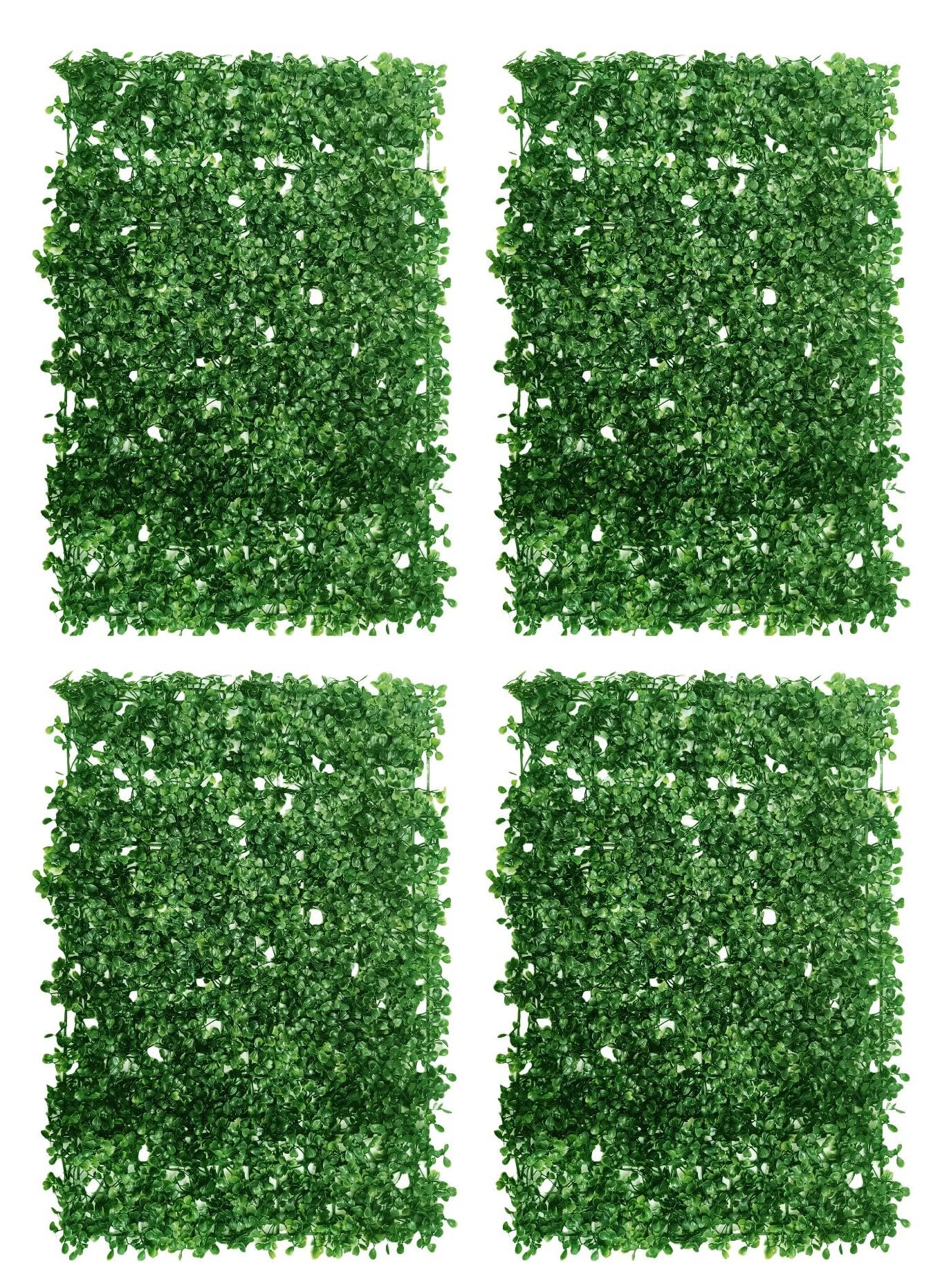Dekorly Plastic Artificial Grass Wall Panels | Indoor Outdoor Decoration | Garden, Floor, Balcony Home Decoration | Vertical Garden Artificial Wall Plants (58Cm X 40Cm, Set Of 4, Green) (B0D427PWYG) Amazon Price History, Amazon Price Tracker