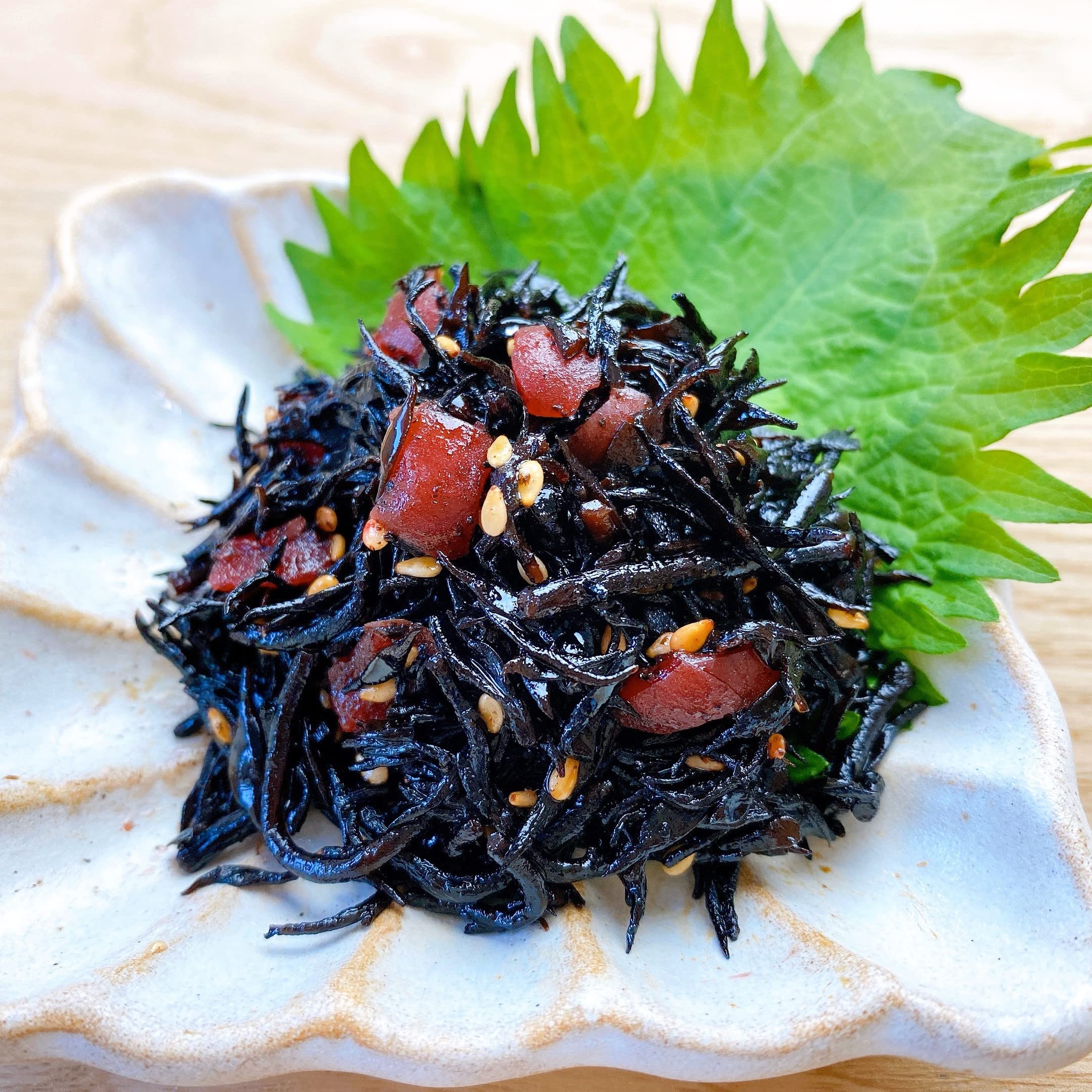 梅ひじき Amazon.co.jp: カリカリ梅入りしそ味ひじき 125g ヒロツク 梅ひじき