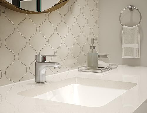 Miniatura 5 de Symmons SLS-6712-1.5 Identity Grifo de baño de un solo orificio con montaje de drenaje en cromo pulido (1.5 GPM)