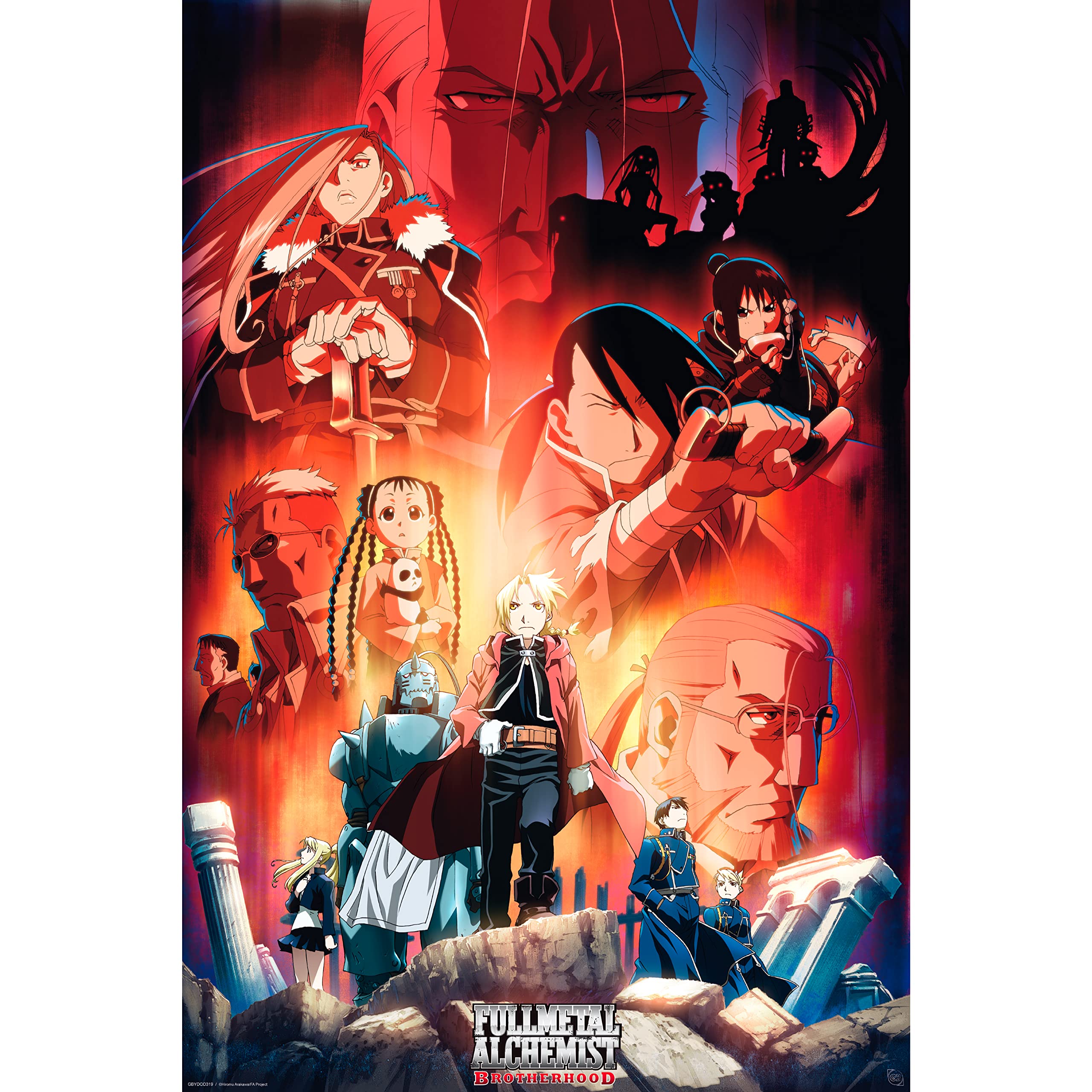 Abystyle Black Gb Eye Fullmetal Alchemist Key Art Poster