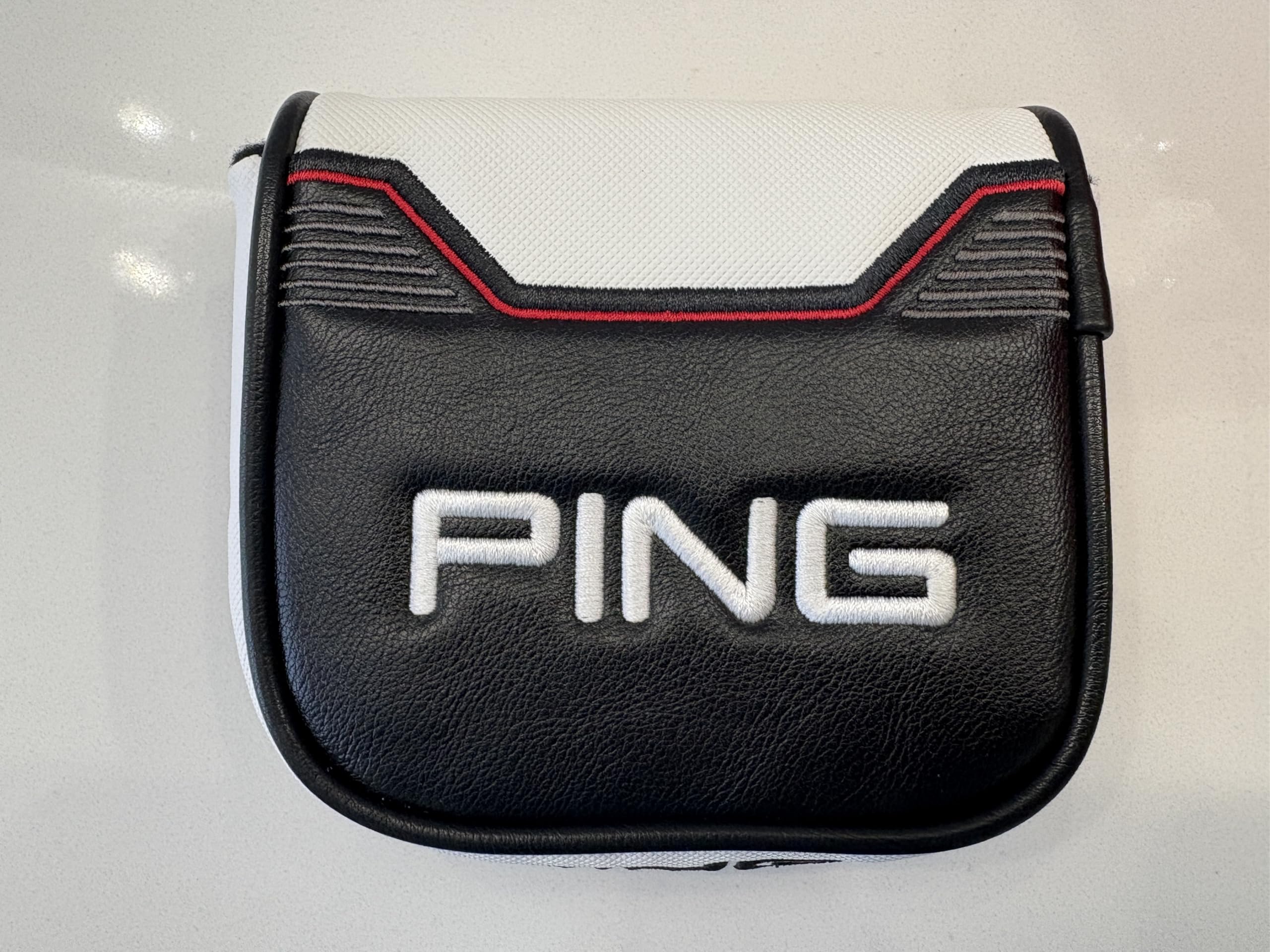 PINGHarwood Square Mallet Leather Headcover