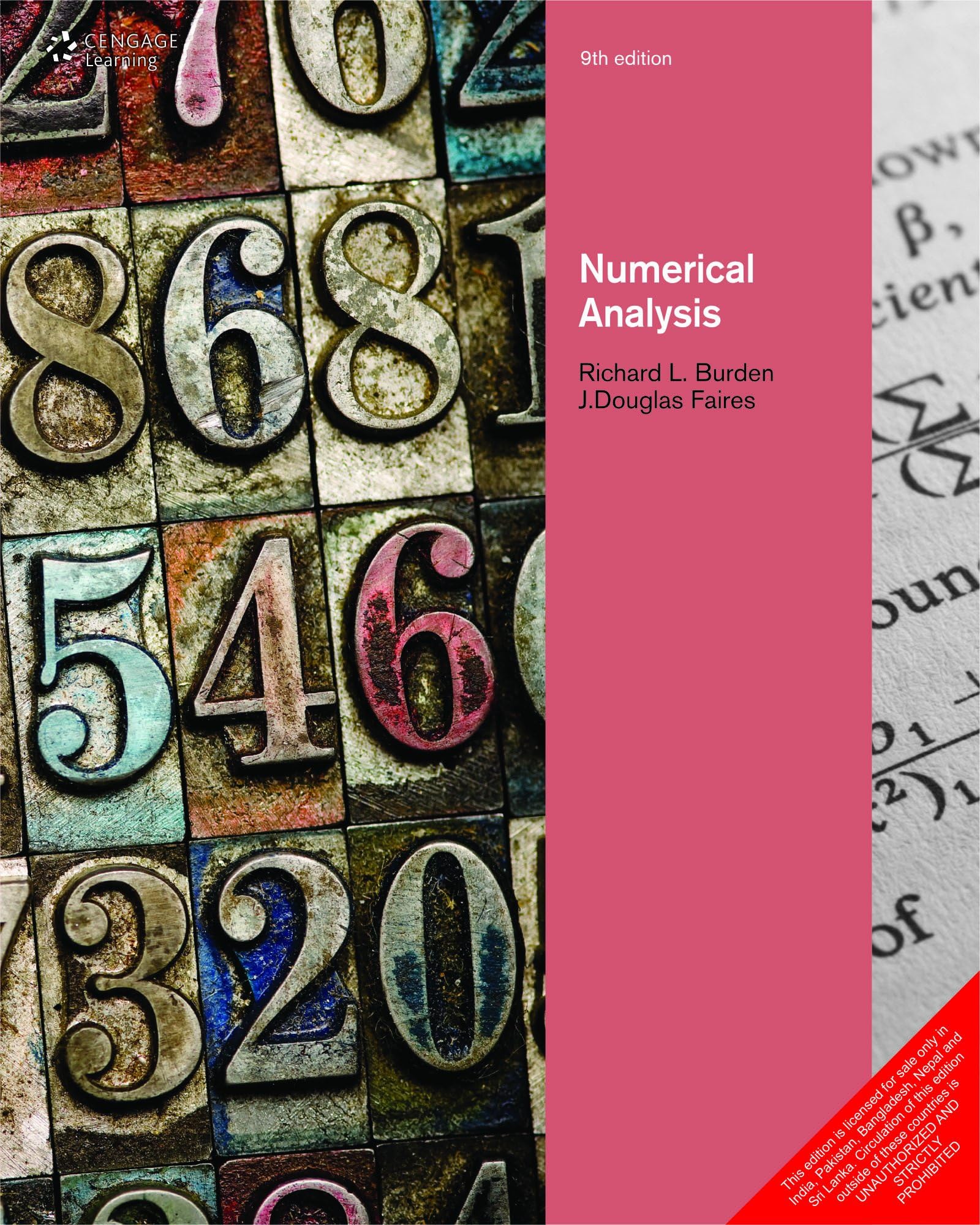 Numerical Analysis, 9th Edition