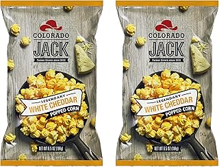 Colorado Jack Gourmet Flavored Popcorn - Colorado Jack Popped Corn in Legendary Flavors (White Cheddar)