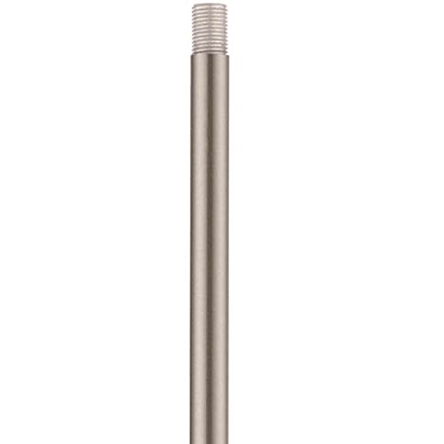 Image of Livex Lighting Brushed Nickel 12 inch Length Rod Extension Stem