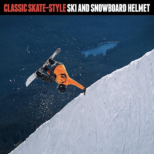 Miniatura 7 de Triple Eight Halo Snow - Casco estándar de snowboard y esquí, certificado de seguridad con ajuste de esfera