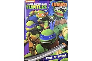 Teenage Mutant Ninja Turtles Jumbo Coloring and Activity Book for Action-Packed Adventure