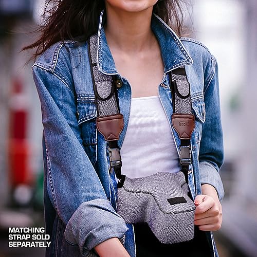 Miniatura 4 de USA GEAR Funda para cámara DSLR con protección de neopreno, trabilla para cinturón y almacenamiento de accesorios, compatible con Canon EOS Rebel