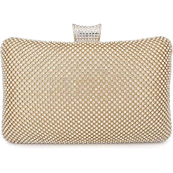 gold sparkle purse