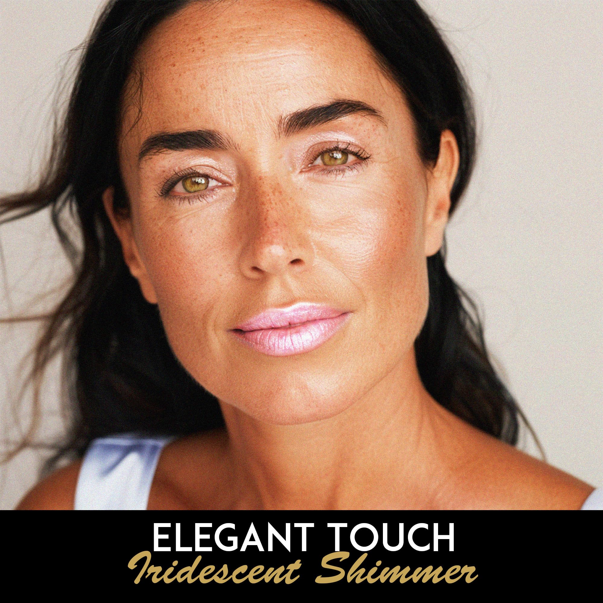 L'Paige L44 - Lápiz labial Shimmery Ice Designer, totalmente natural, AloeVera, hidratante de larga duración