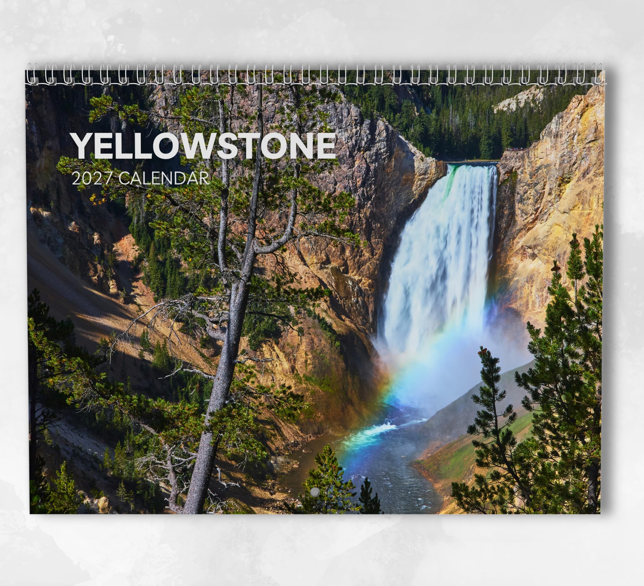 Yellowstone Calendar 2027: Monthly Wall Calendar with Notes, Hanging A3 Size, Includes key dates & holidays