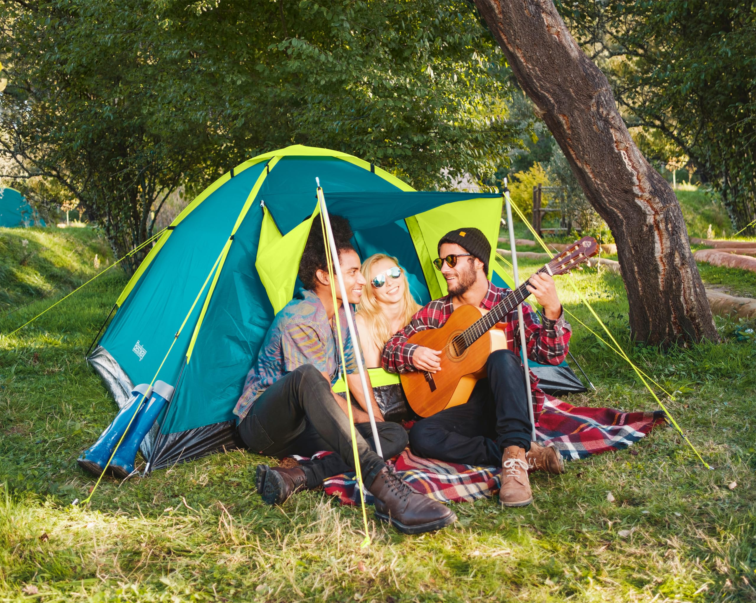 Bestway 68088-6 Tenda da campeggio Cool Ground 3, 3 persone