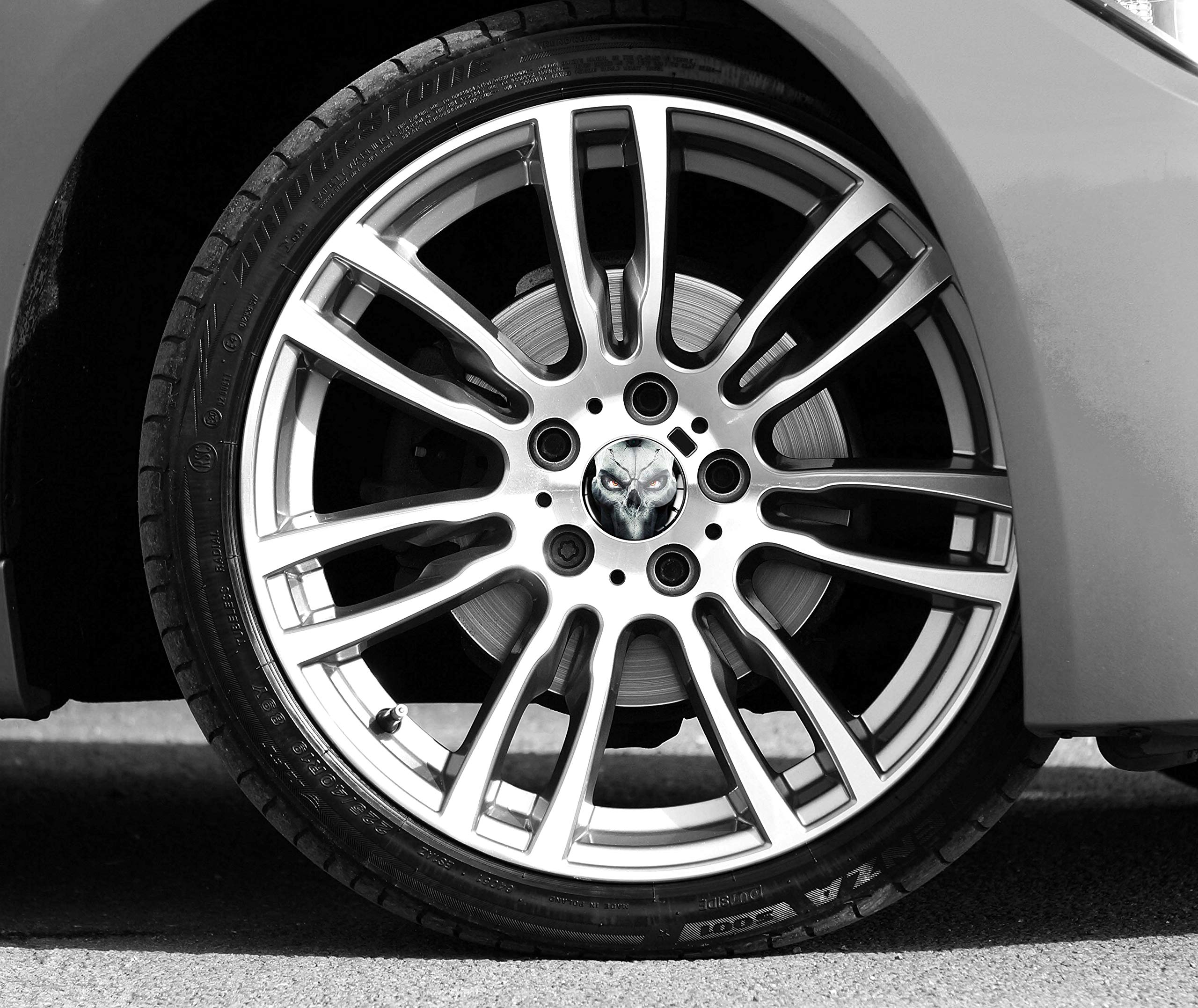 Adesivo JakeDesigns Per Progetti Craft Adesivi Tondi Neri Lucidi A Cupola - Diametro 15 Mm, Confezione Da 4 Pezzi, Per Decorazione Adesivi Volkswagen Golf - Foto 5