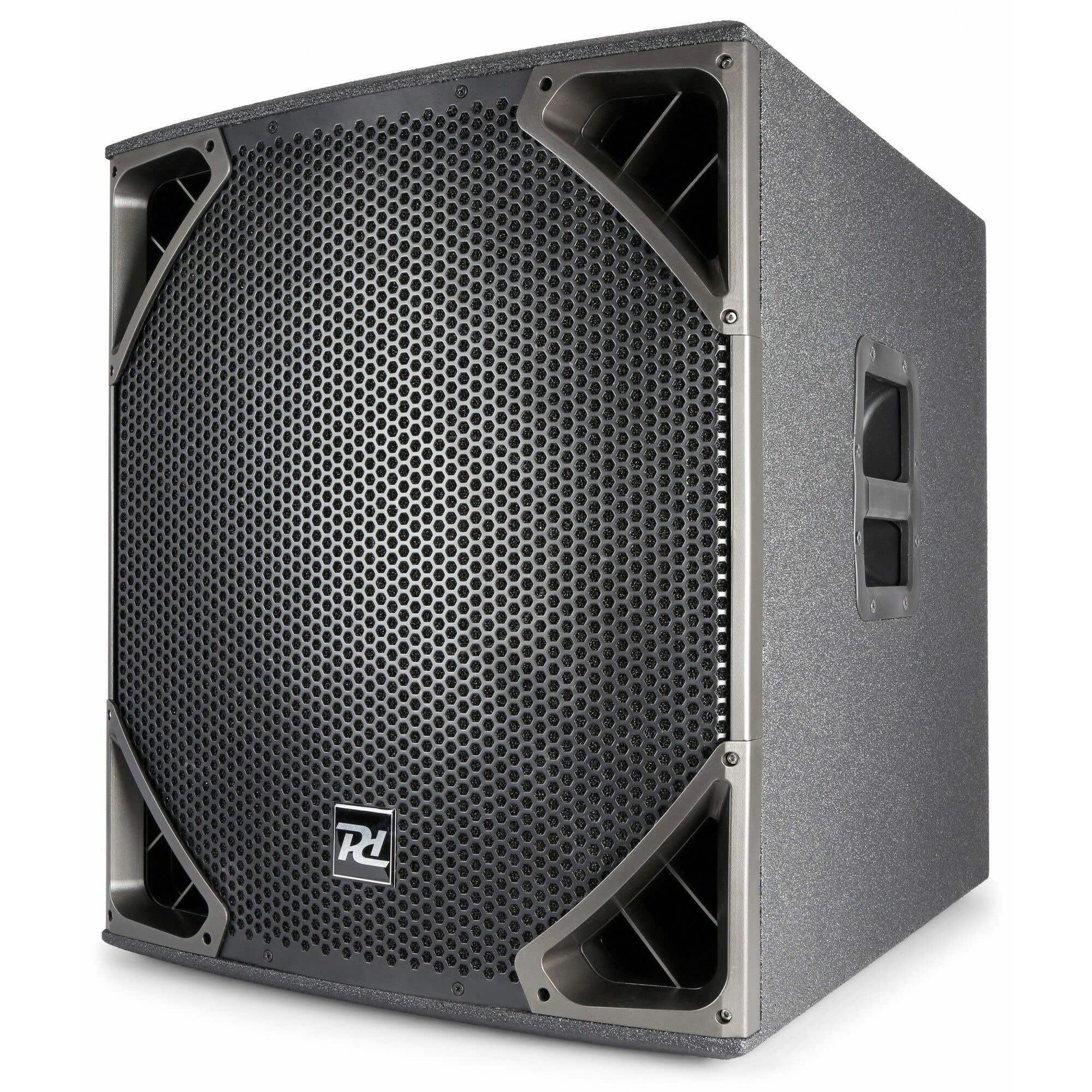 Power Dynamics PD618SA Caisson de Basse 18 Professionnel - Subwoofer Actif Puissant 1400 Watts Max, Structure Très Solide en Contreplaqué, Idéal pour Concert et Grands Évènements
