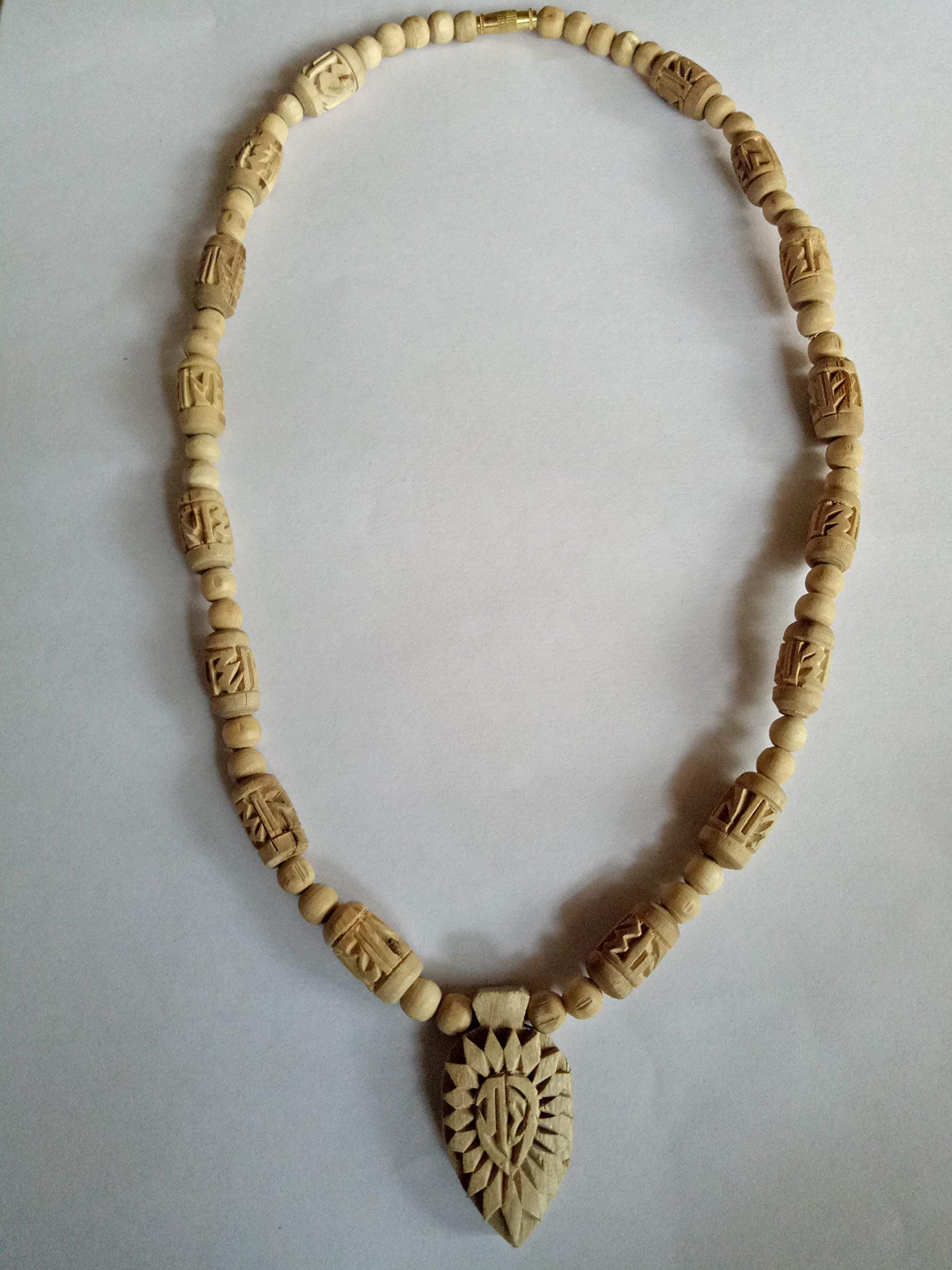 Radhika Poojan Bhandar Tulsi Wood Tulsi Mala (20 inch, Brown)