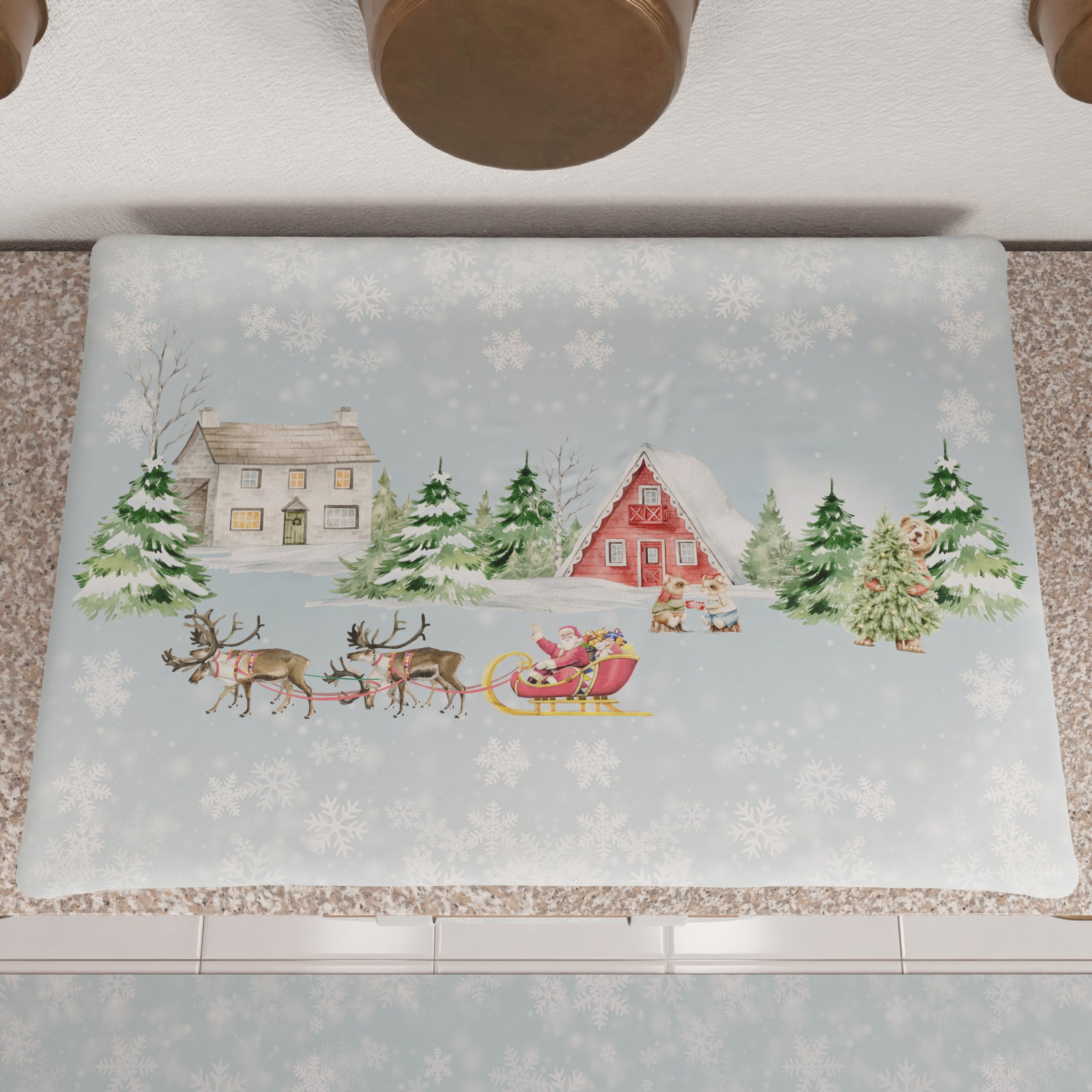 PETTI Artigiani Italiani - Camino de Mesa Navideño 140x40 cm, Camino de Mesa Navidad para Cocina, Decoración Navideña para Mesa, Camino de Mesa Elegante Tartan, 100% — view 90