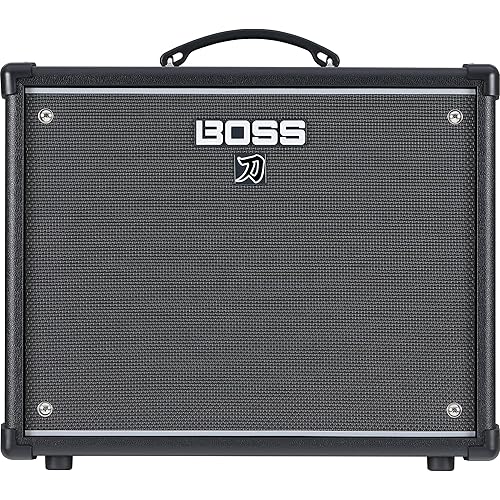 BOSS Katana-50 EX Gen 3 Guitar Amplifier | Compact 50-Watt Combo Amp Expanded for Live Performers | Upgraded Custom 12-Inch Speaker | Line Out & Stereo Expand | GA-FC/GA-FC EX Foot Controller Support